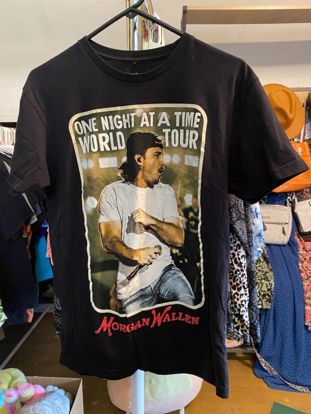 Morgan Wallen One Night At A Time Tour Black Graphic Tee